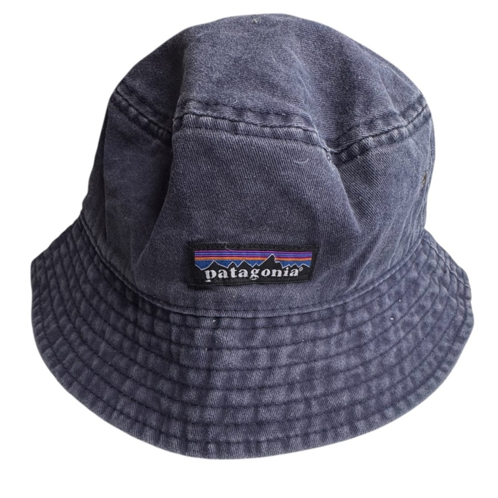 !!!! SOLD !!!! Hat Men's Size OS Blue Organic Cotton Gorpcore Outdoor Hiking